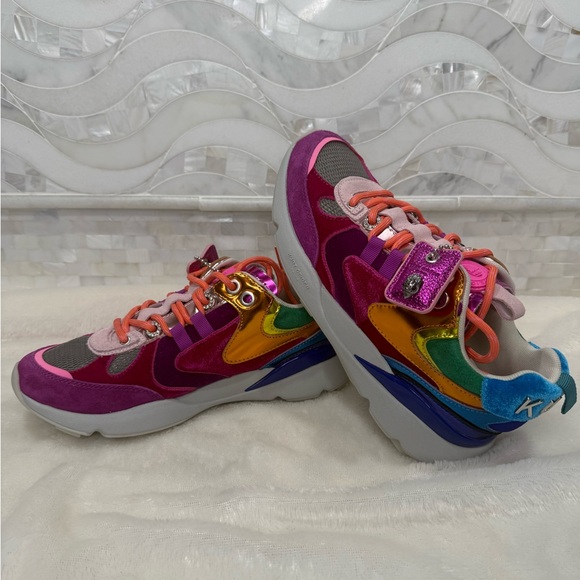NWT Kurt Geiger Runner Multi Sneakers - matching crossbody listed separately 😍 - Picture 3 of 10
